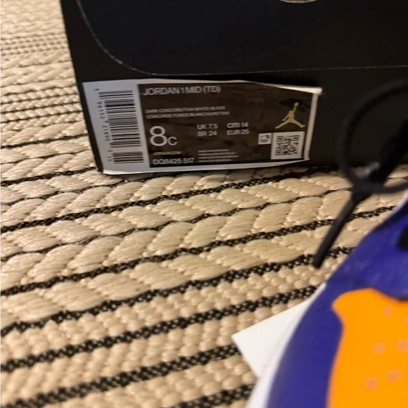 Jordan Kids Sneakers - Black, Orange, Purple - Picture 2 of 2